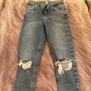 Topshop Jamie Ripped Jean
